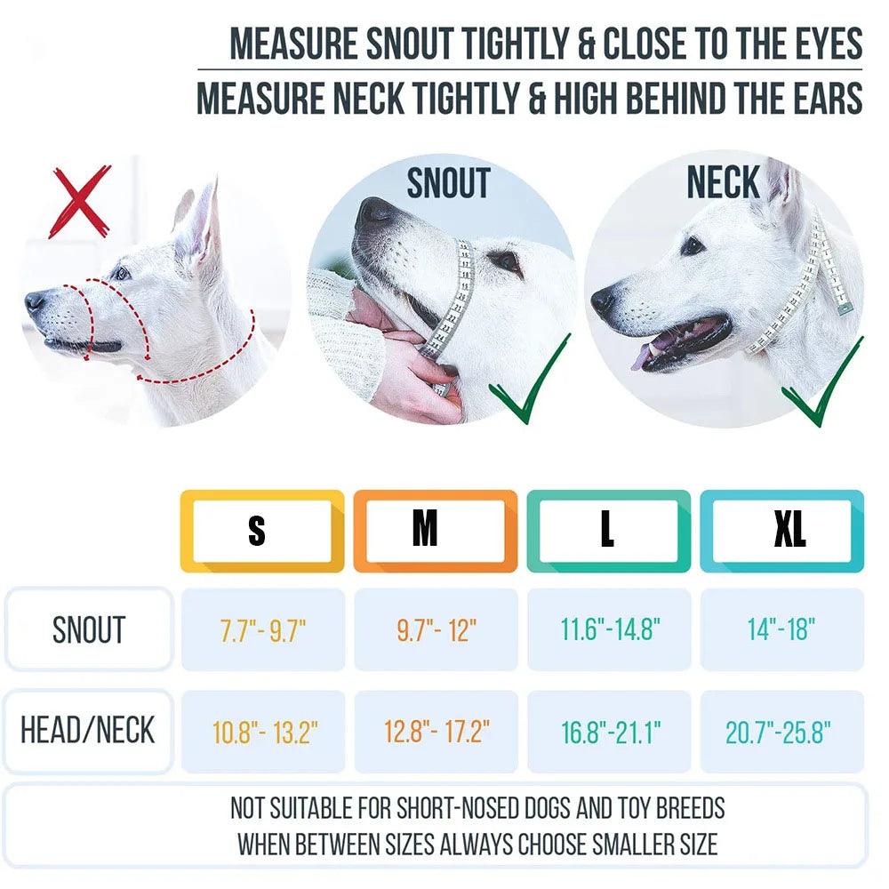 No-Pull Dog Muzzle – Reinforced, Adjustable & Reflective